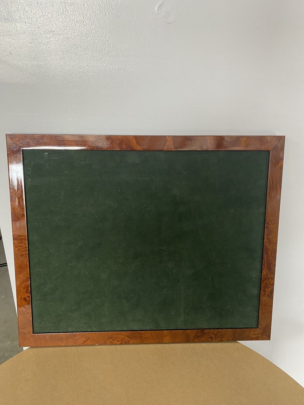 Framed Hunter Green 18”X 21” Velvet Vision Board